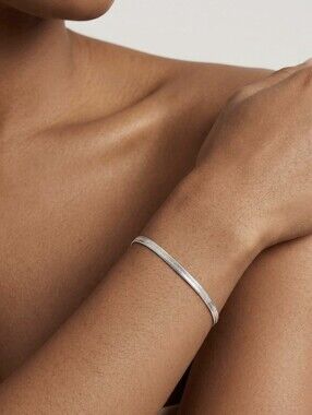 Sterling Silver Slim Bangle Bracelet